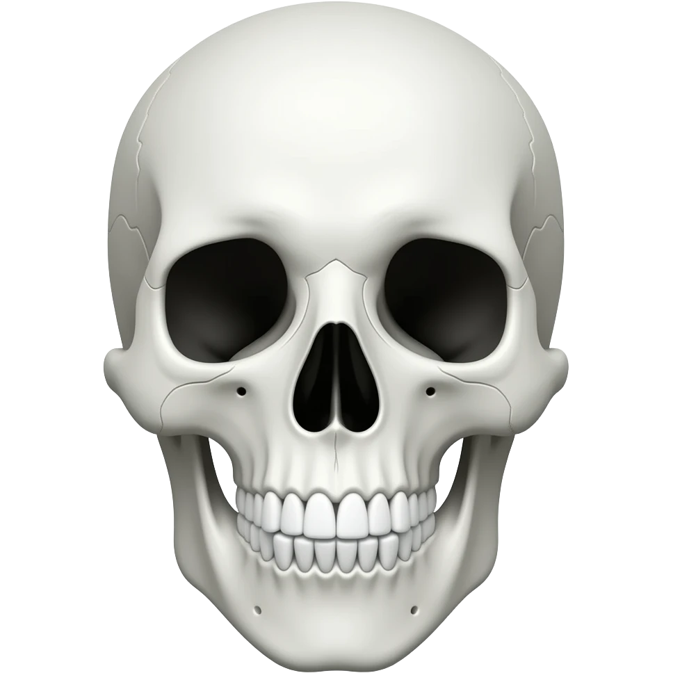 a skeleton emoji