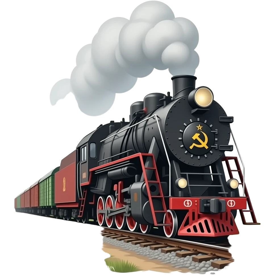Soviet union train emoji