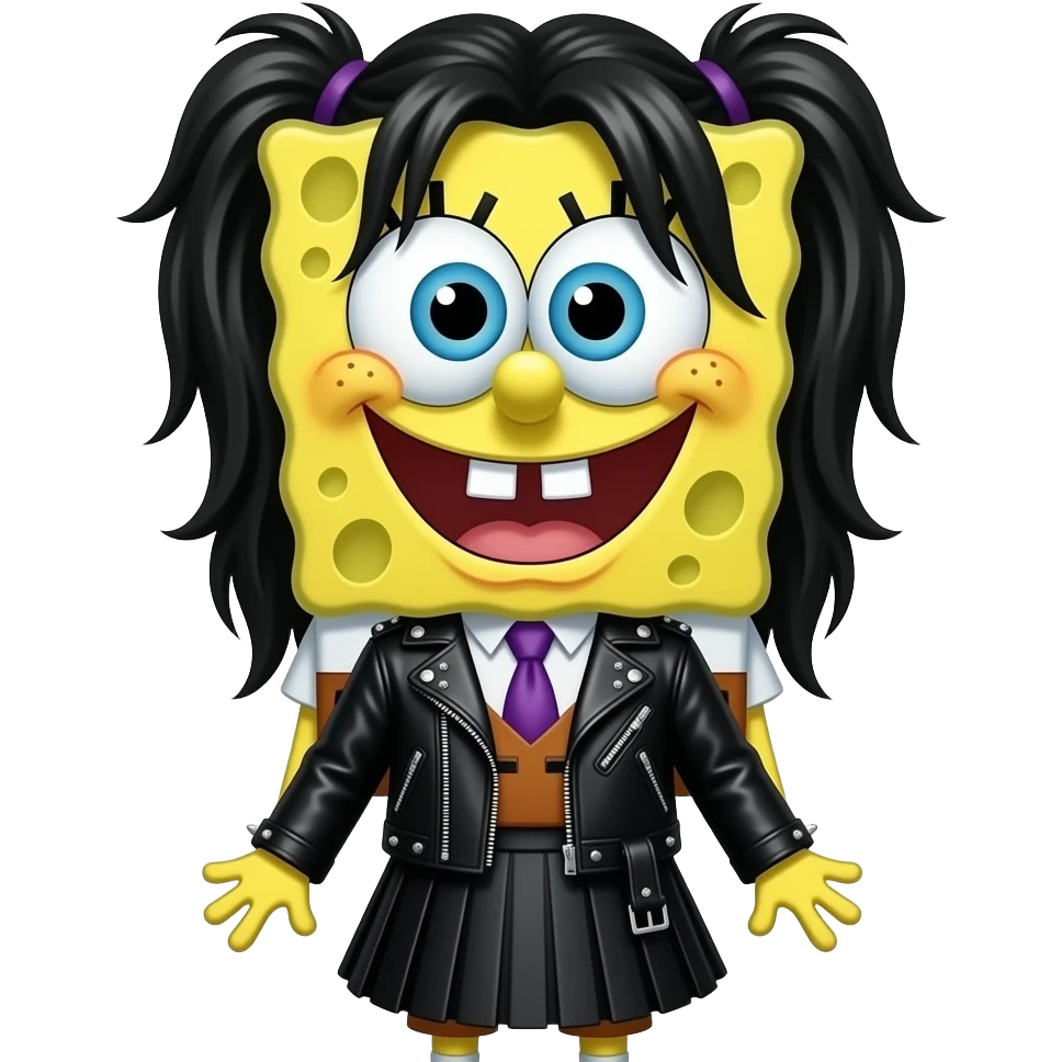 visual kei spongebob emoji