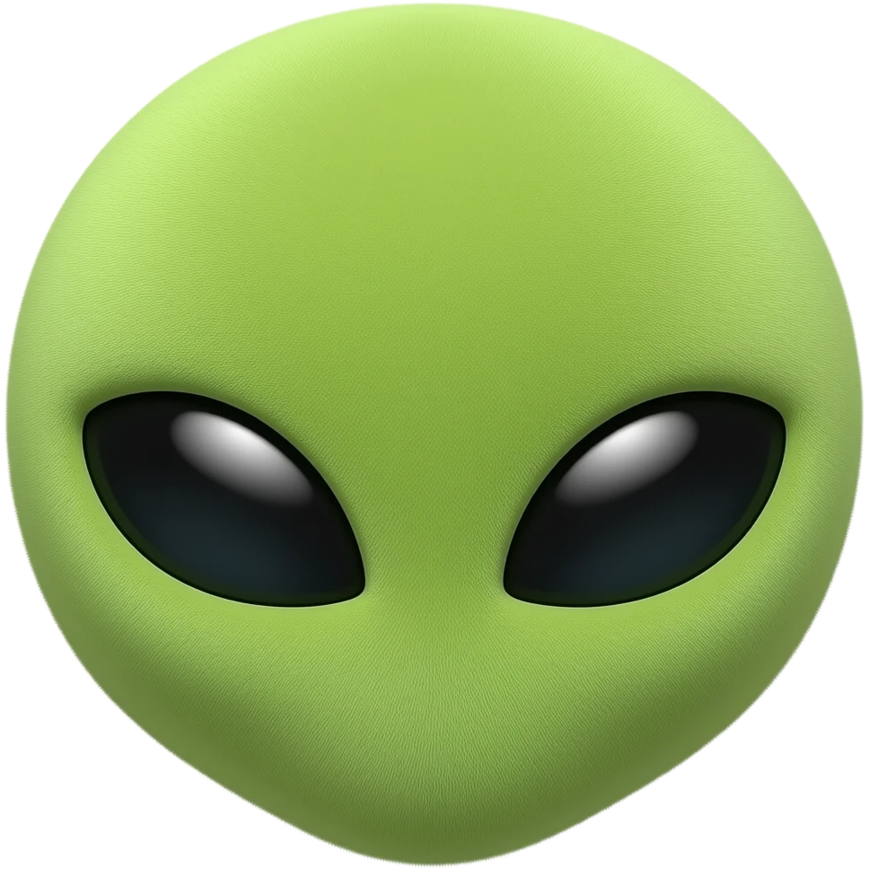 alien plushie emoji
