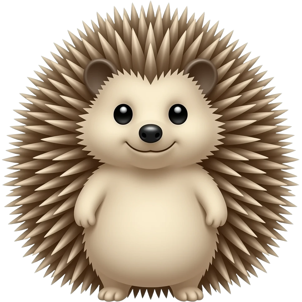 Hyper hedgehog emoji