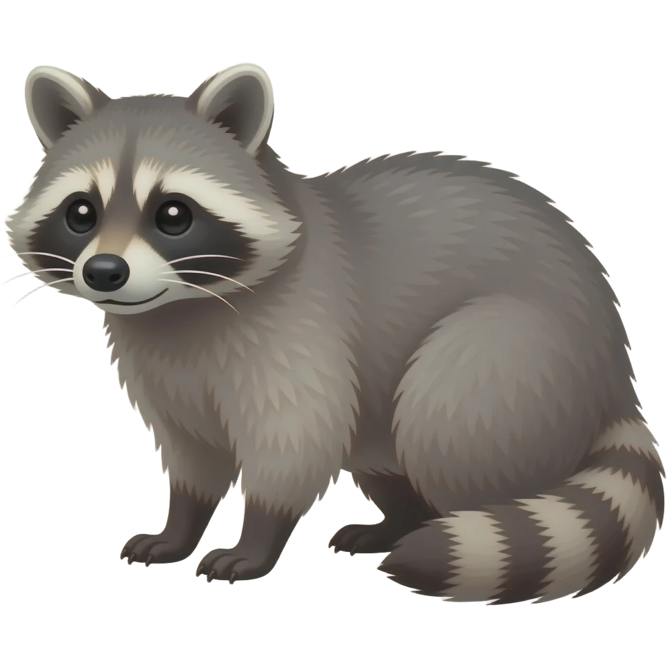 Common raccoon emoji