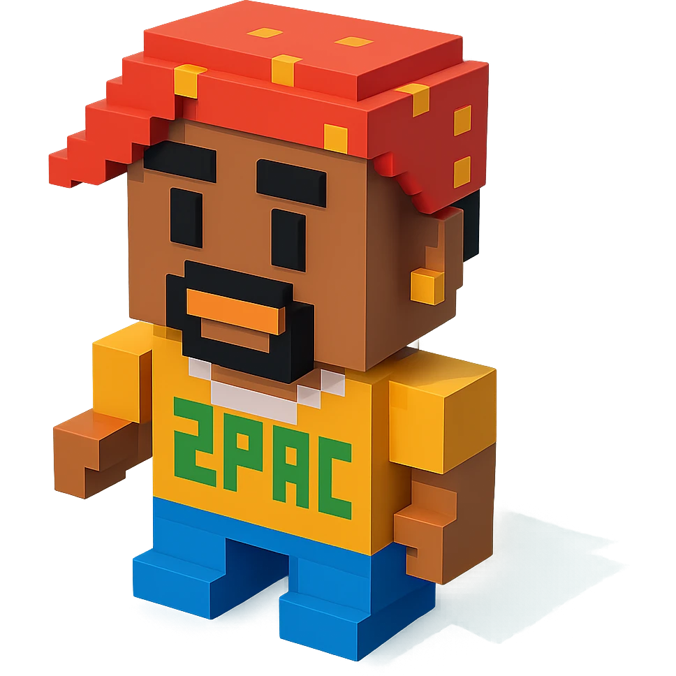 2Pac rapper emoji