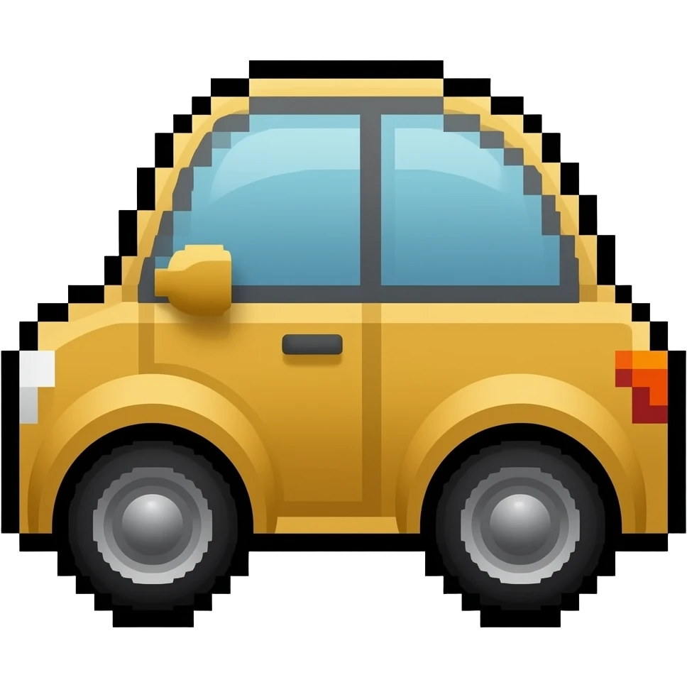 pixel car emoji