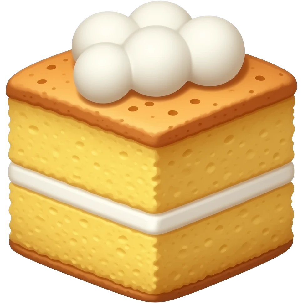 Sponge cake emoji