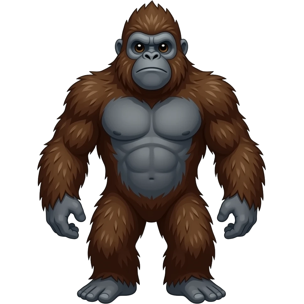 Bigfoot emoji