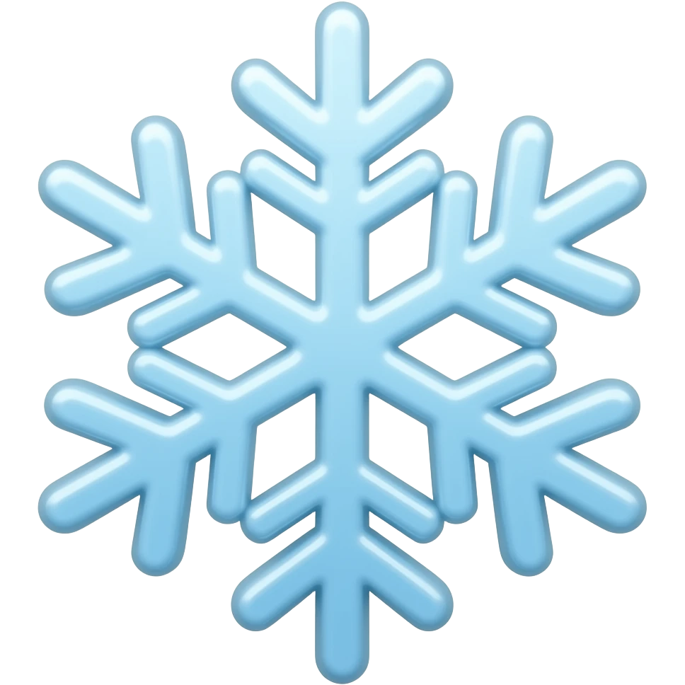 Snowflake emoji