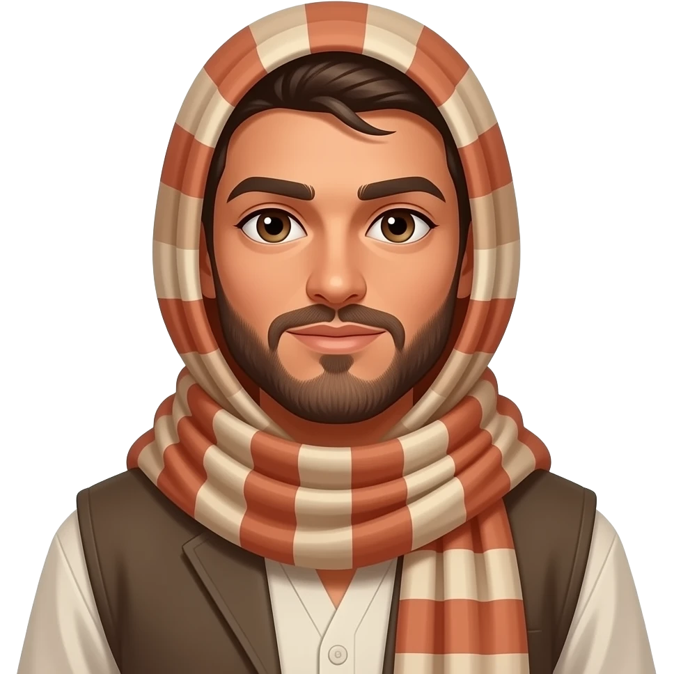 desert people with scarf emoji