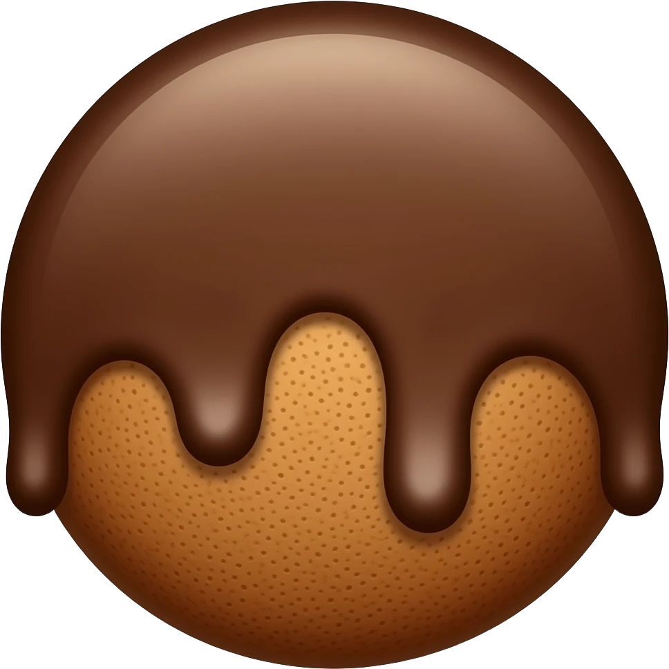 Chocolate covered injera emoji