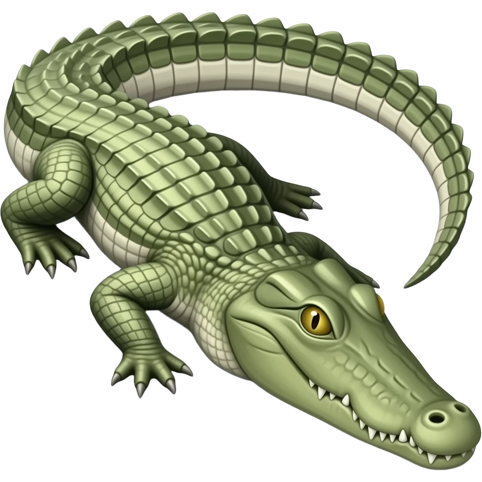 Nile crocodile emoji