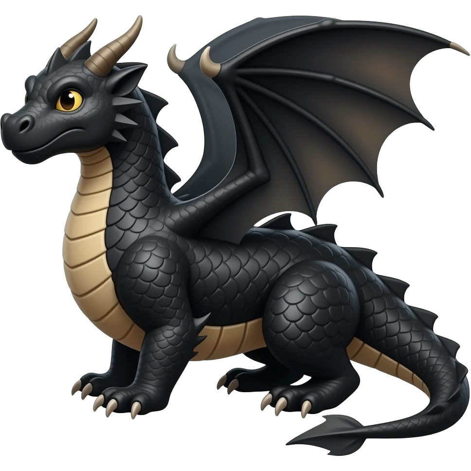 black dragon emoji