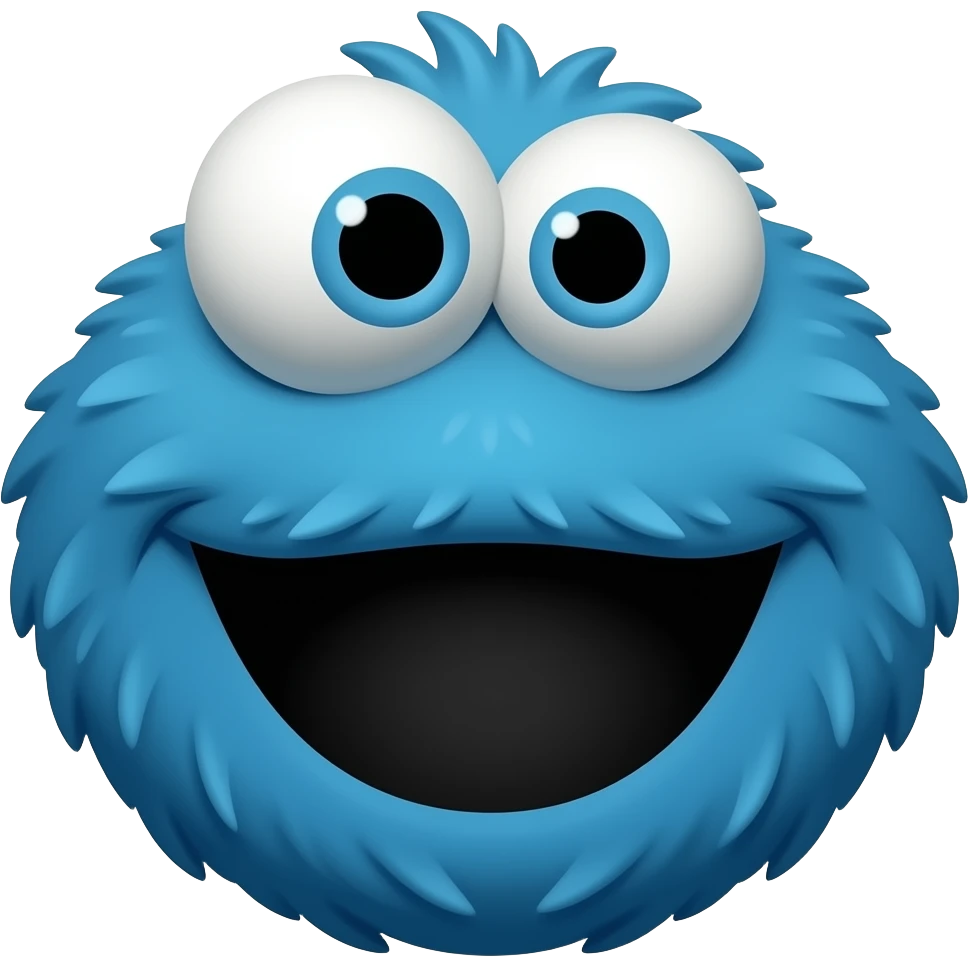 Cookie Monster emoji