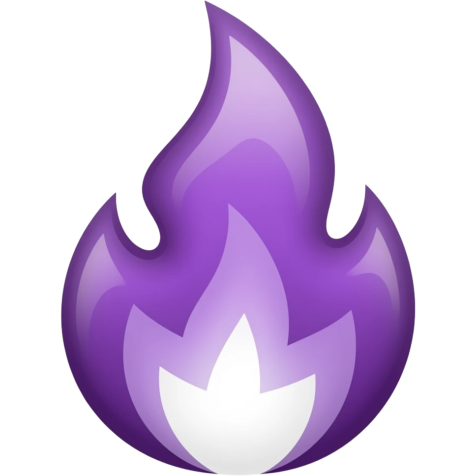 Firepurple emoji