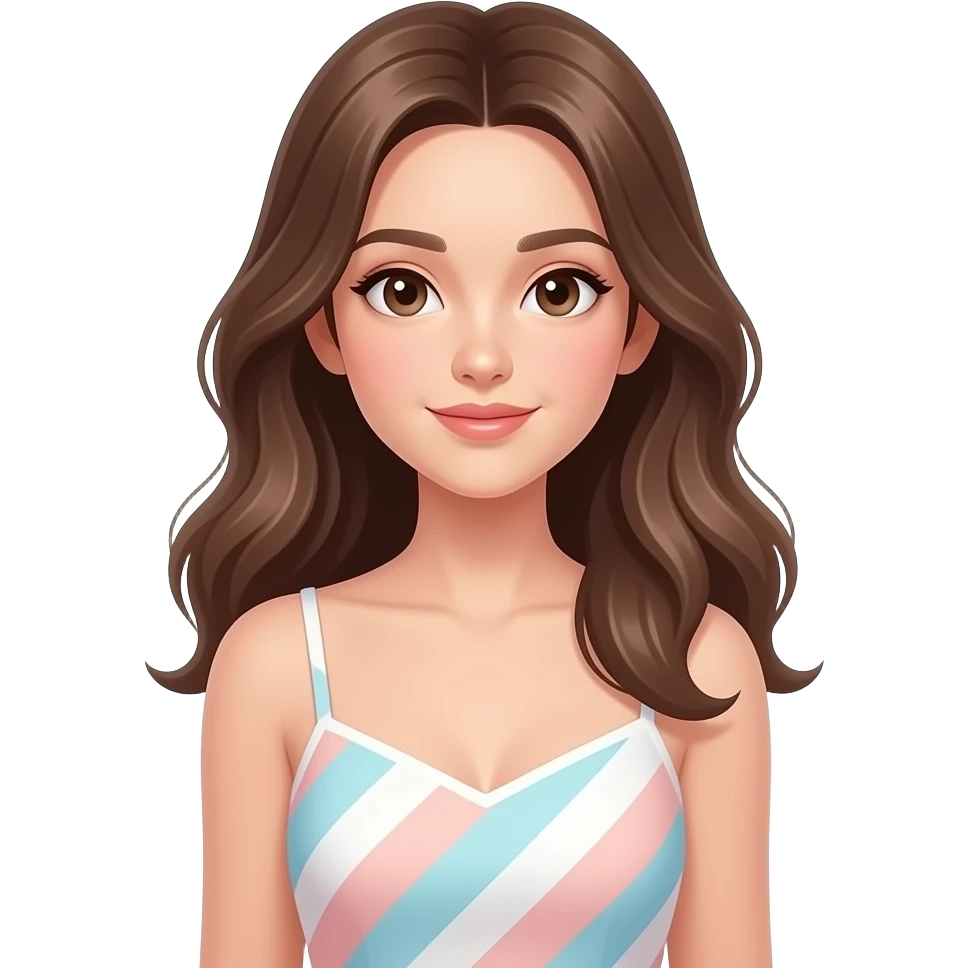Summer vibe aesthetic clean girl emoji