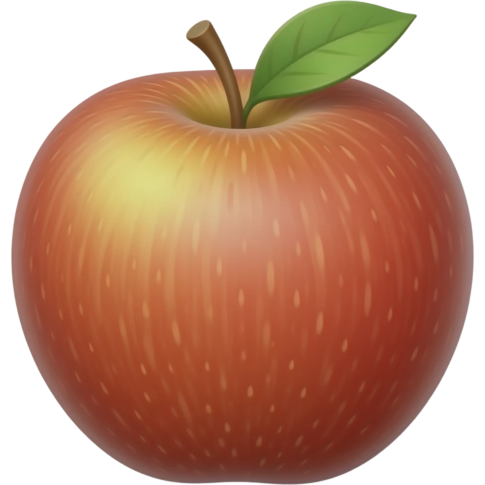 Apple fruit emoji