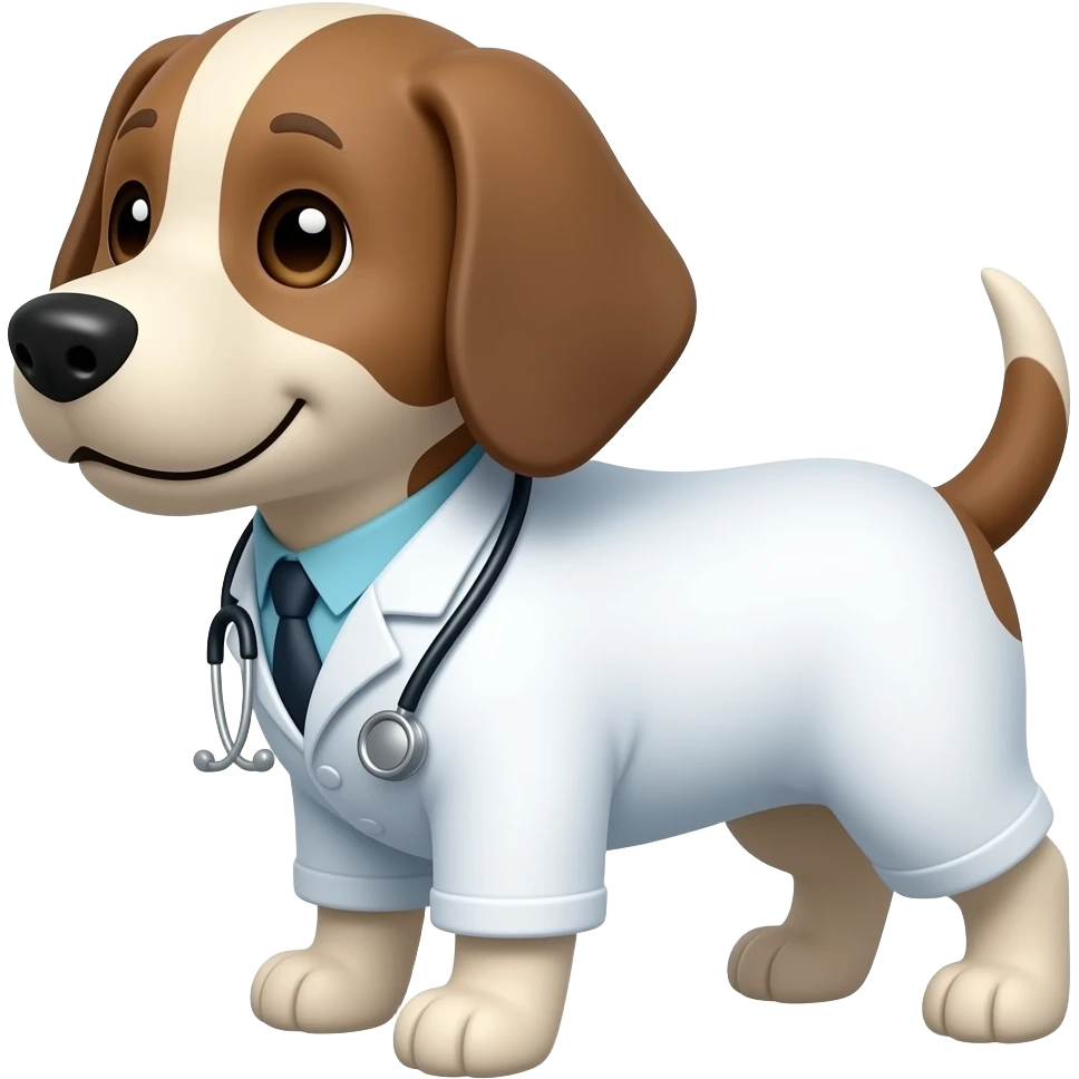 doctor dog emoji