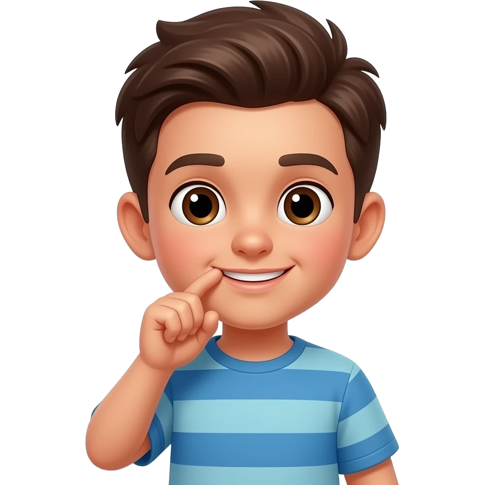 boy talking emoji