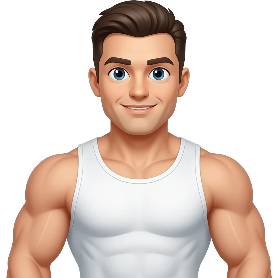 muscle man emoji
