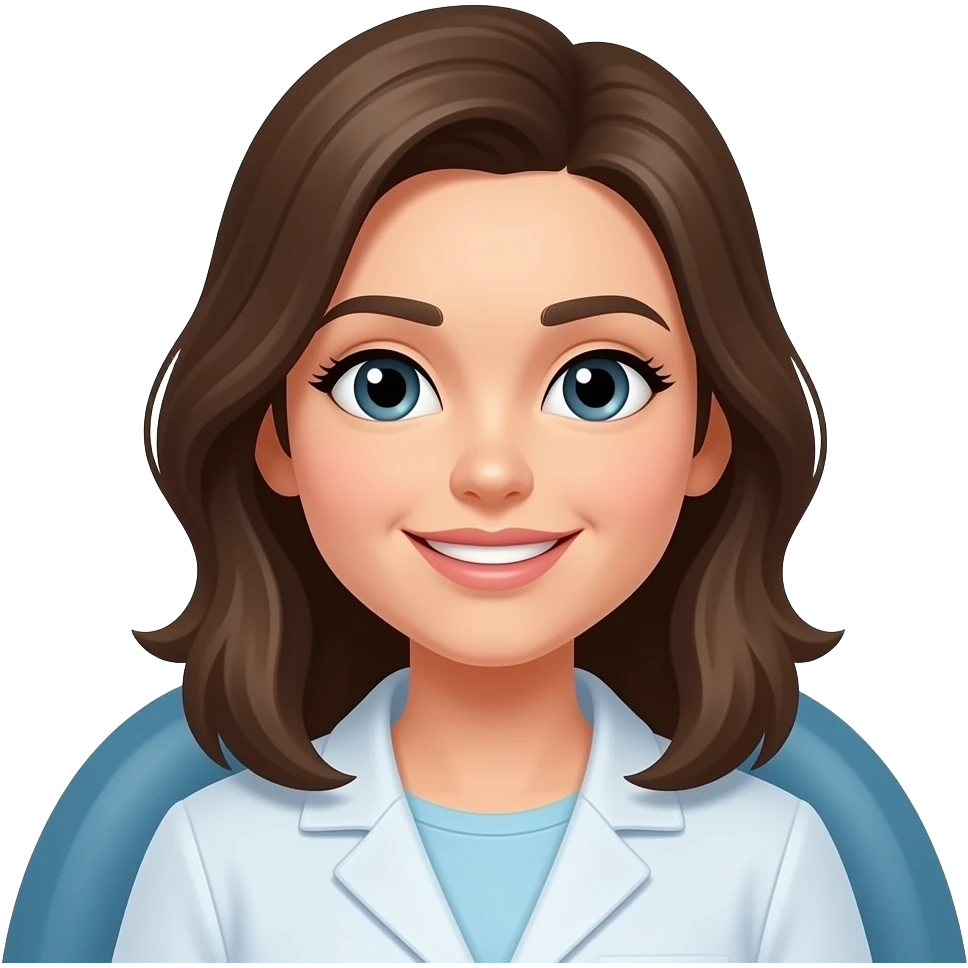 Женщина у стоматолога emoji
