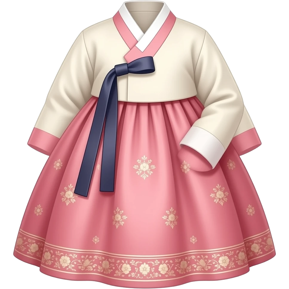 Korean cute dress emoji