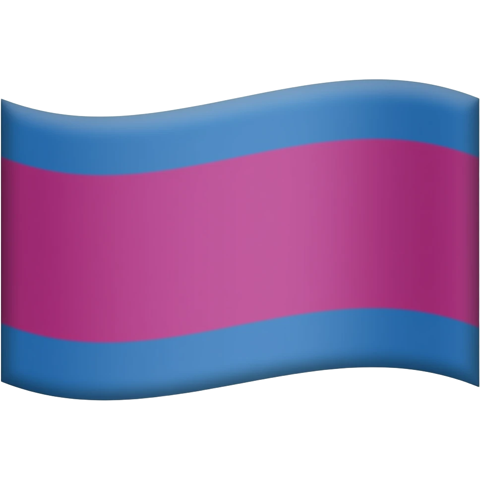 bandera bisexual emoji