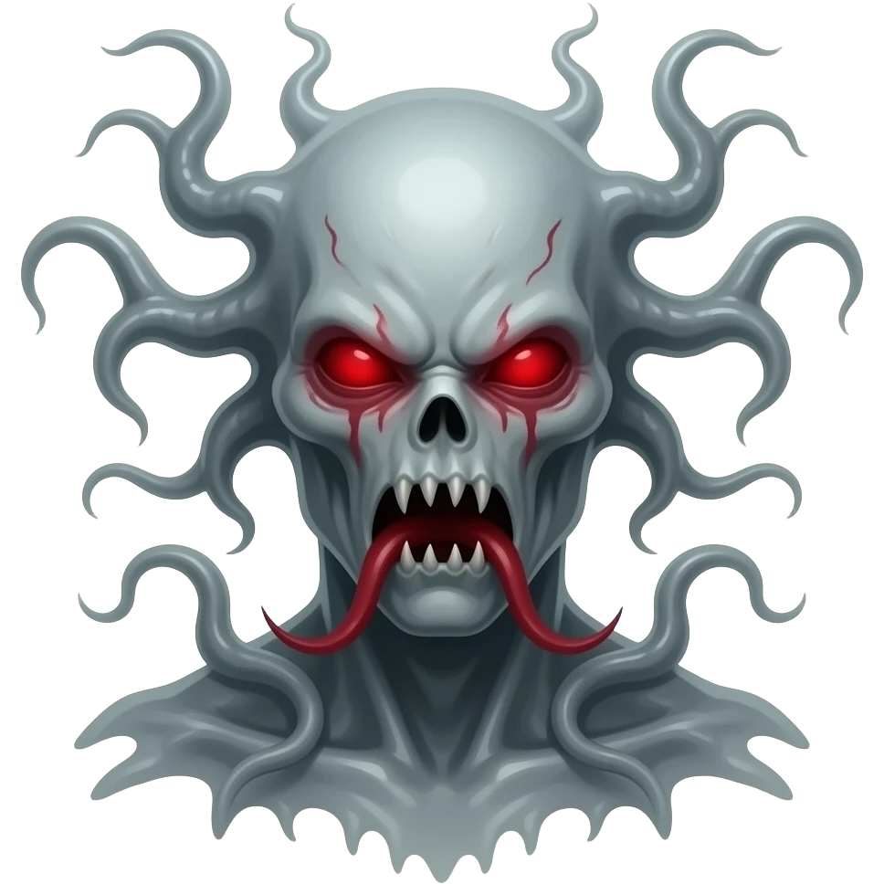 8. Sleep Paralysis Demon    Dark chaotic whispering energy. emoji