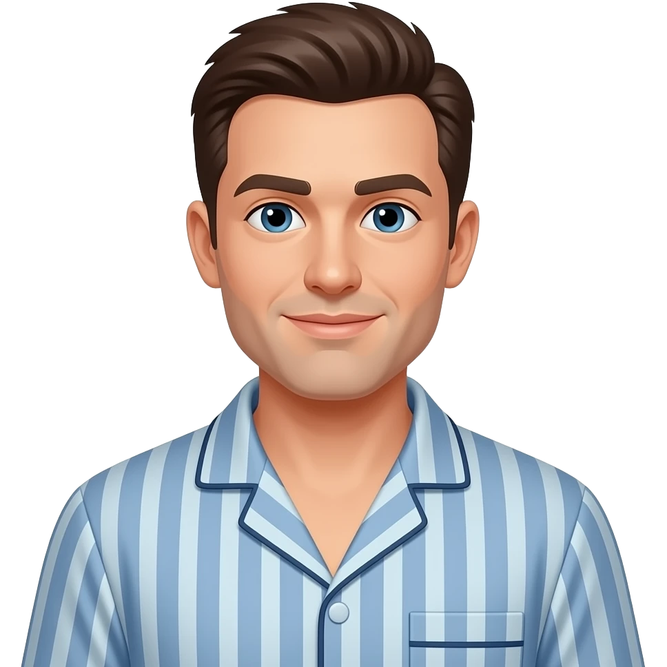 men pajama emoji