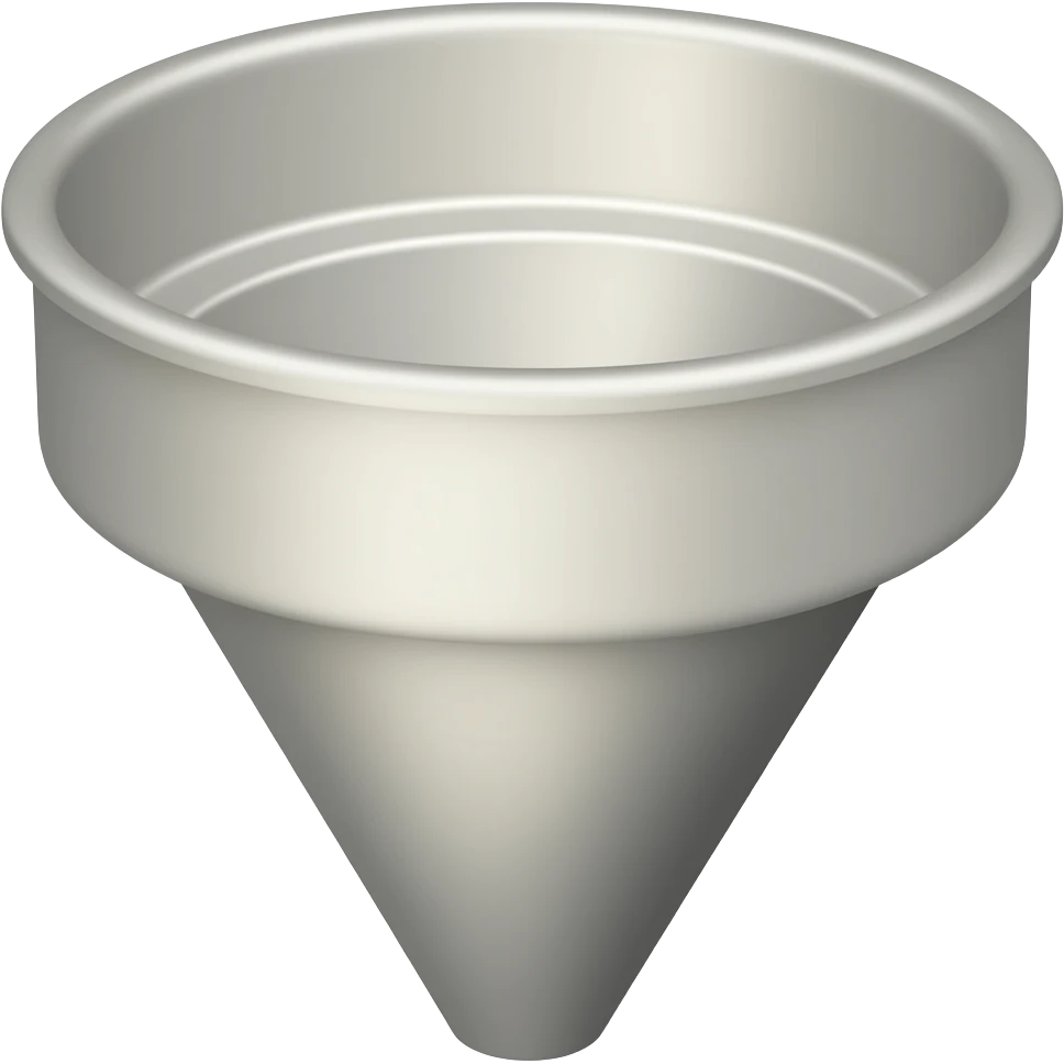 A funnel input emoji