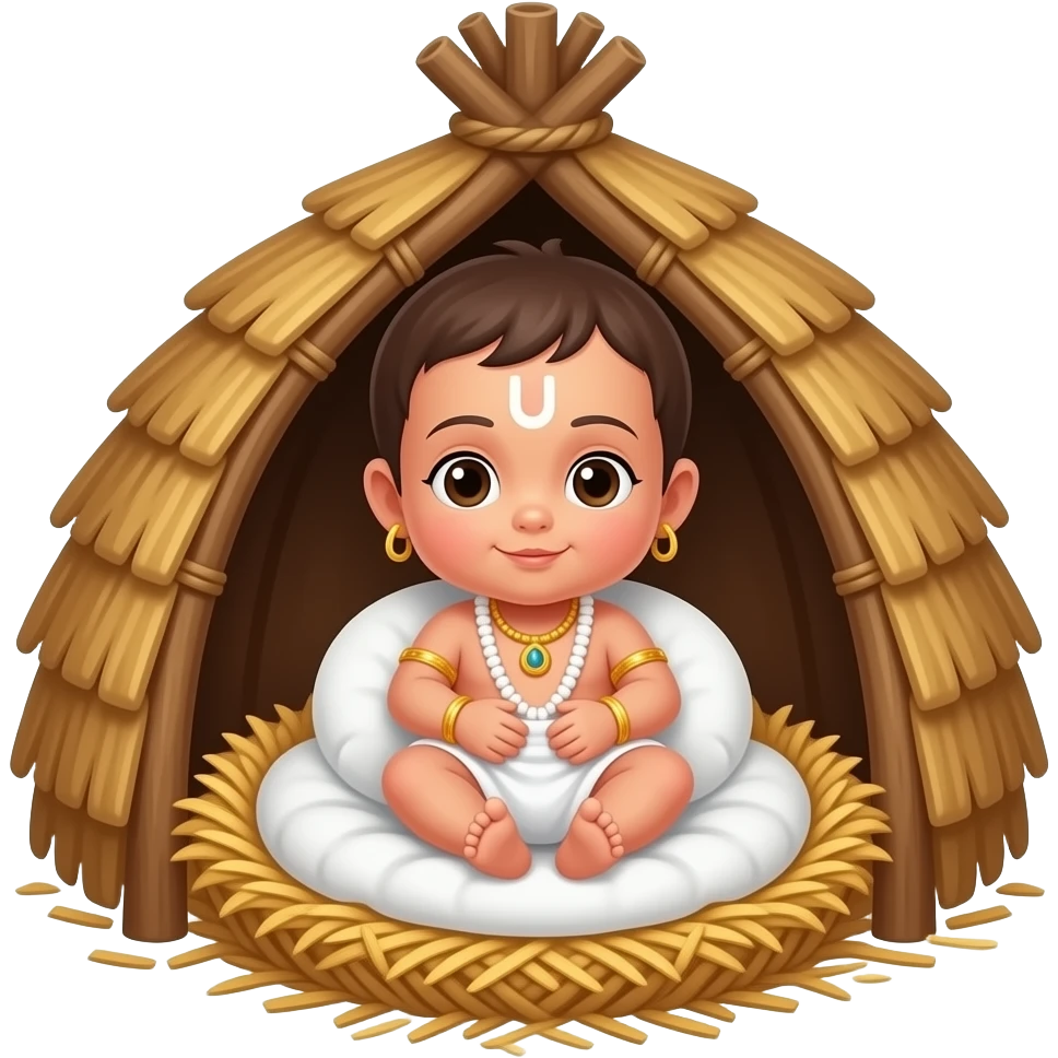 Krishna birth emoji