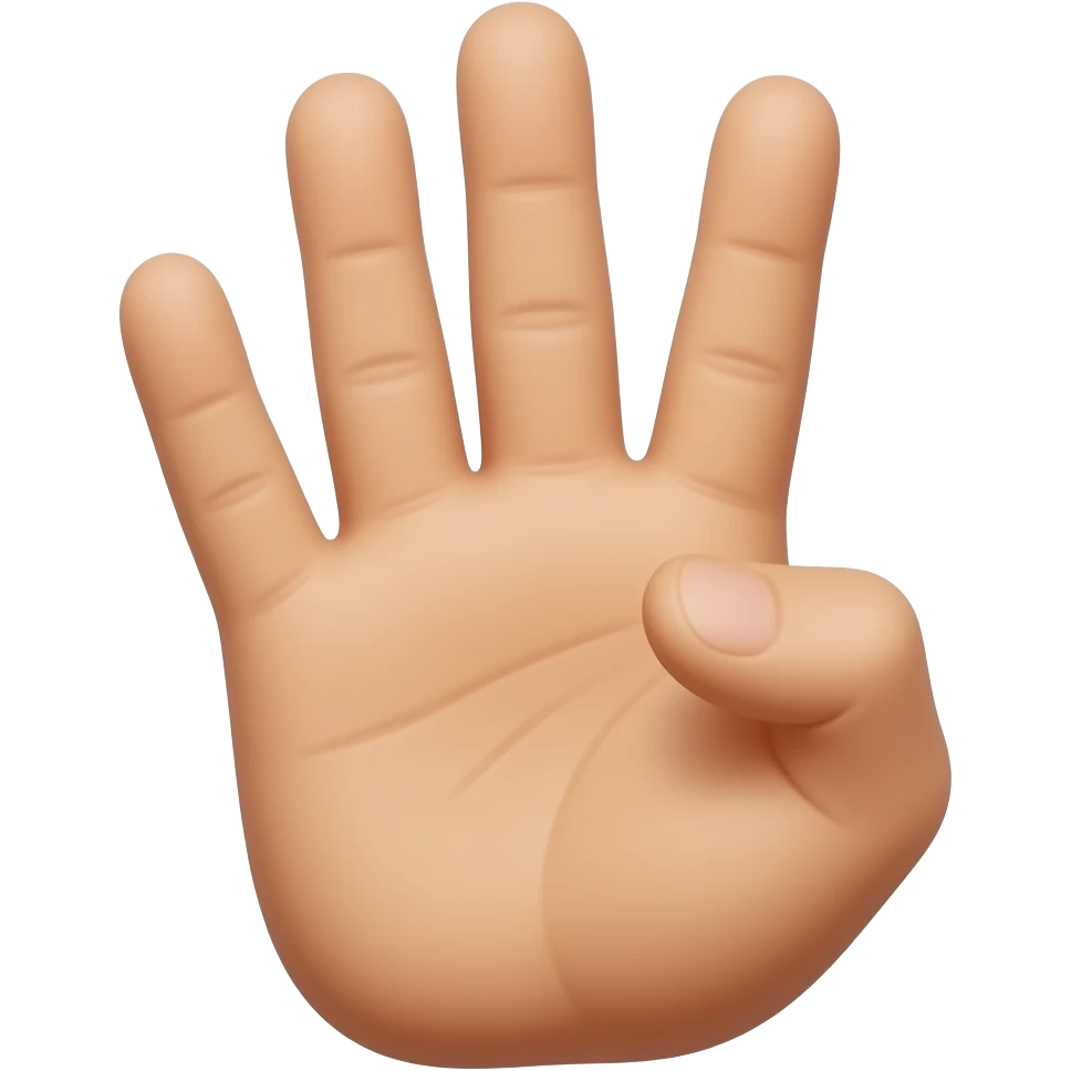 Geste mains en W emoji