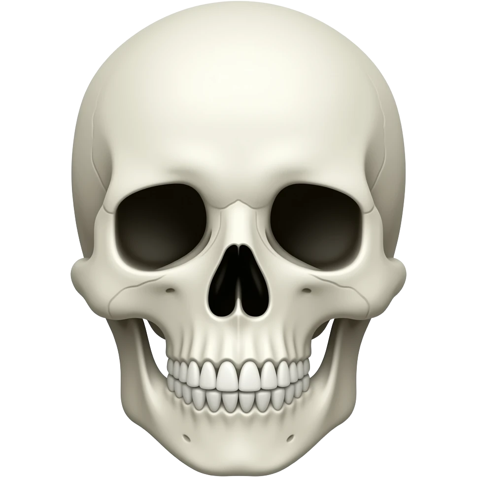 Skull face emoji