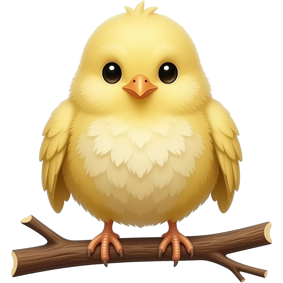 Gloomy chick emoji
