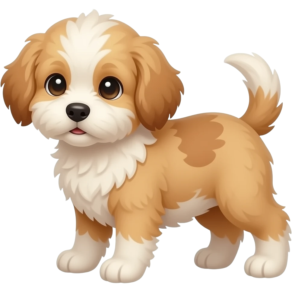 Cavapoo puppy emoji