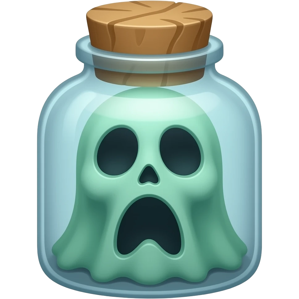 haunted jar, emoji