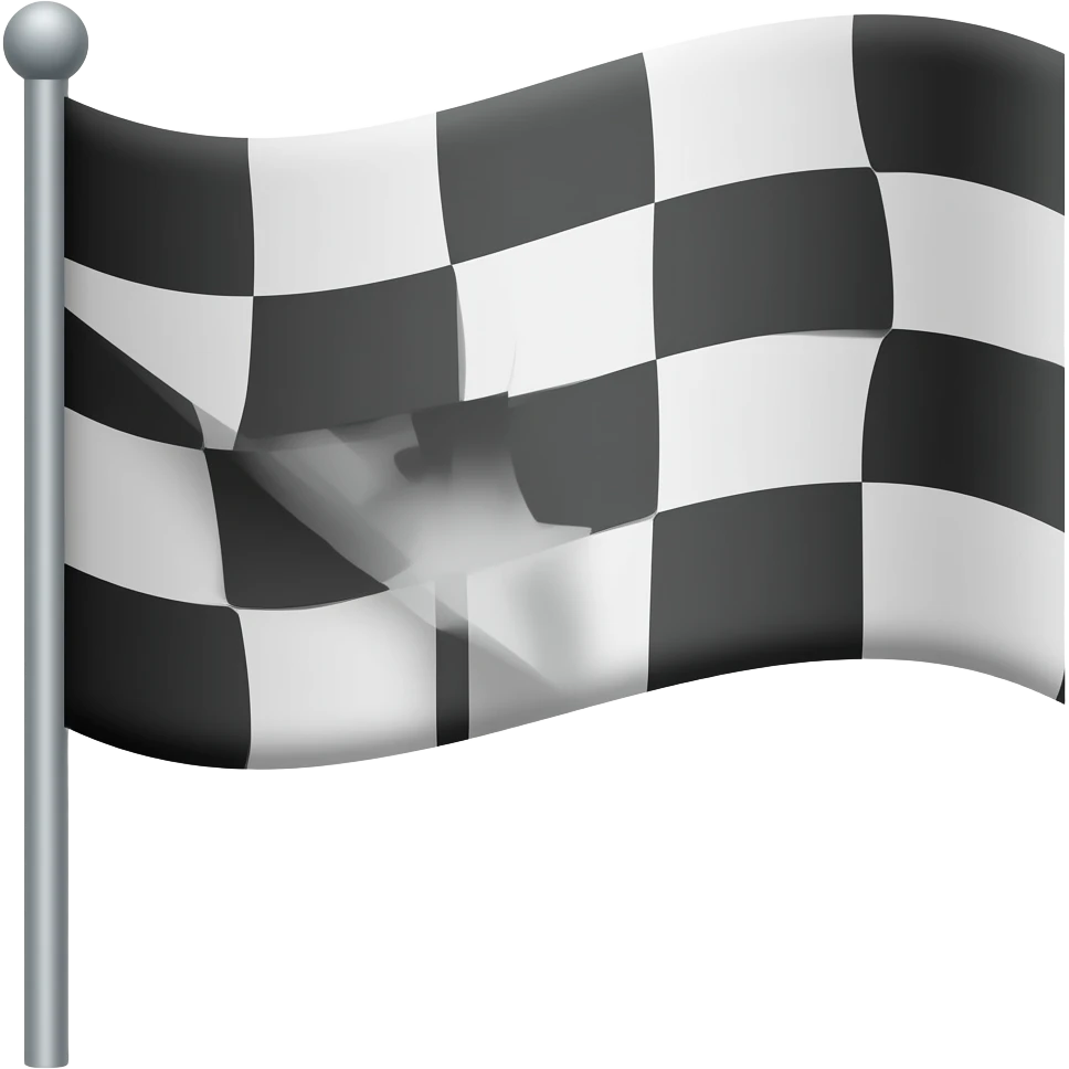 chequered flag emoji