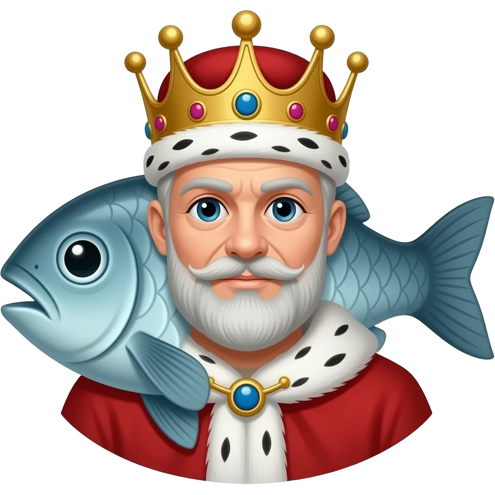 fish with king emoji