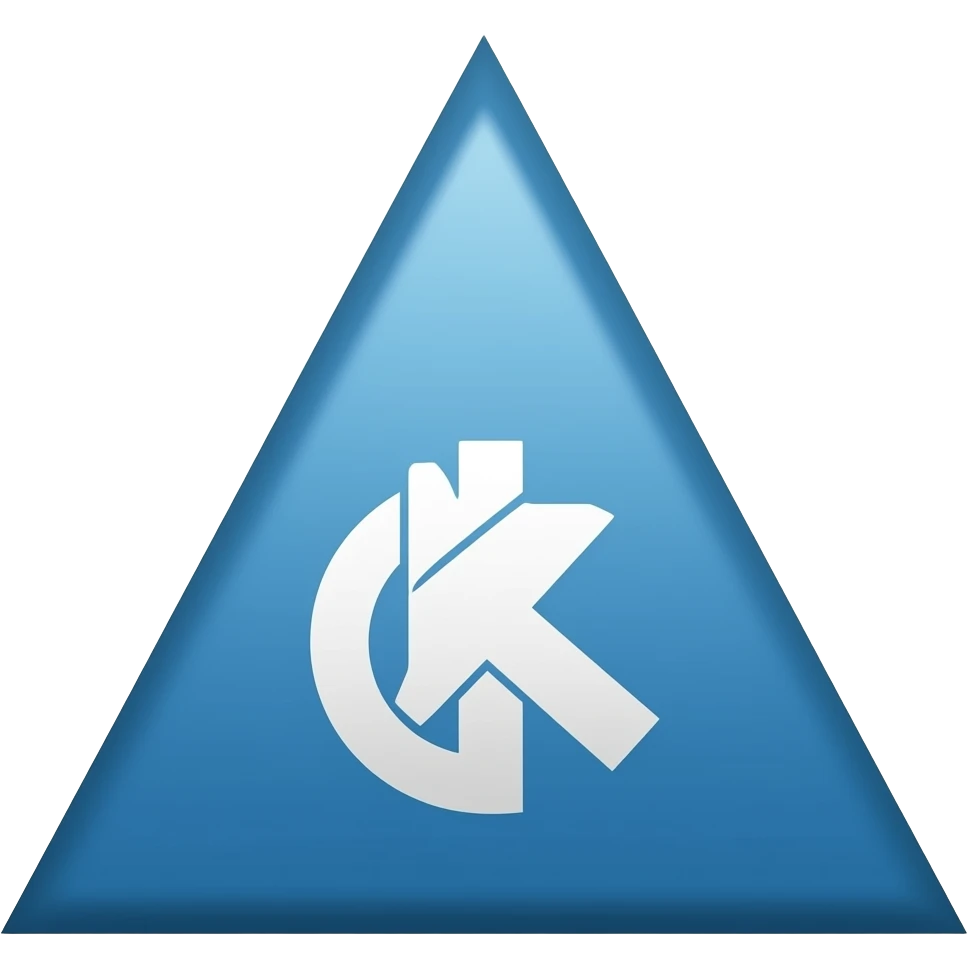 Blue flag traingle shape emoji