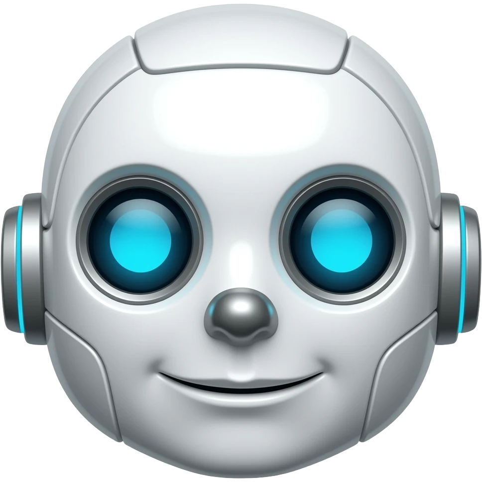 robot face emoji