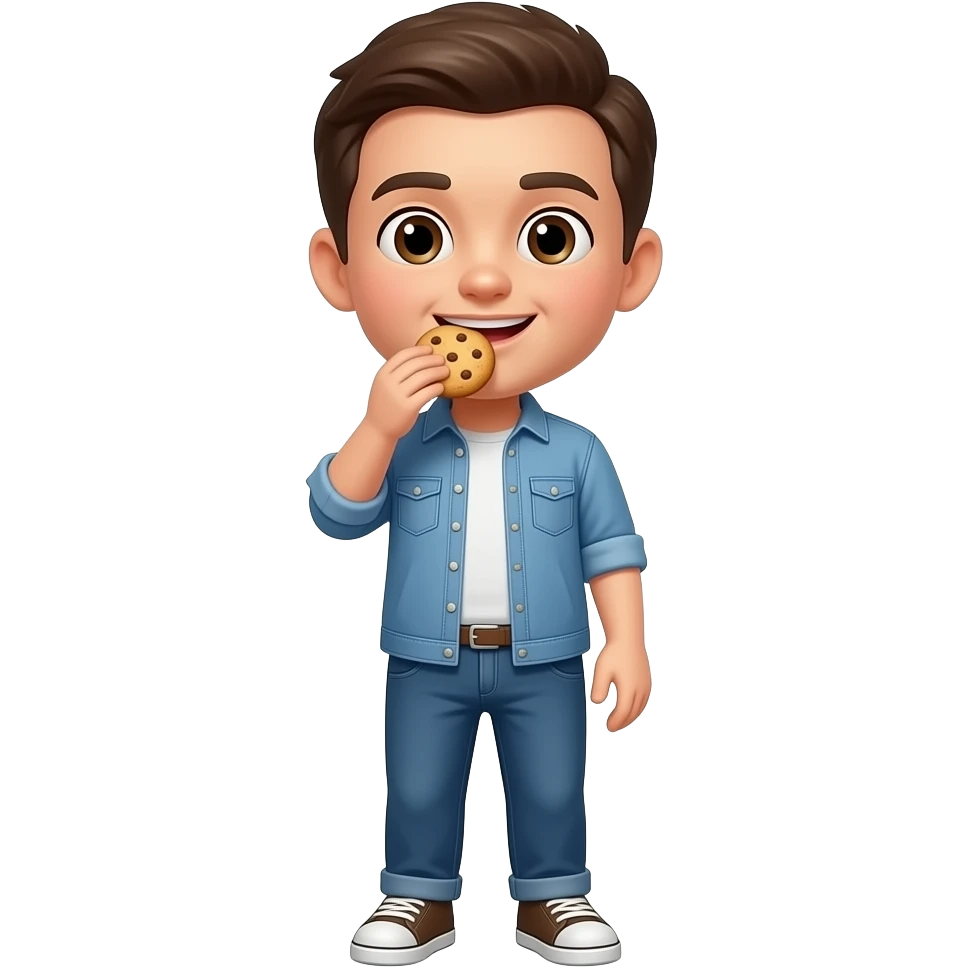 remove cookie from mouth emoji