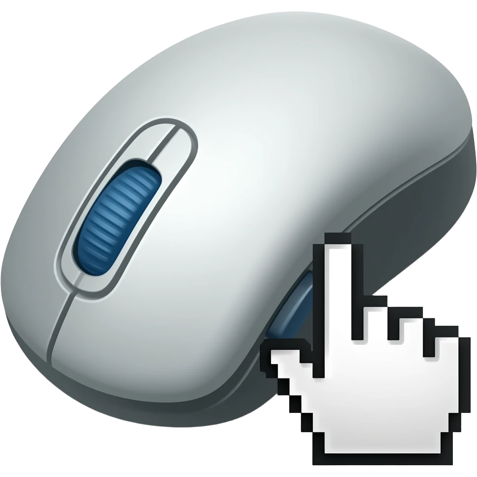mouse click emoji
