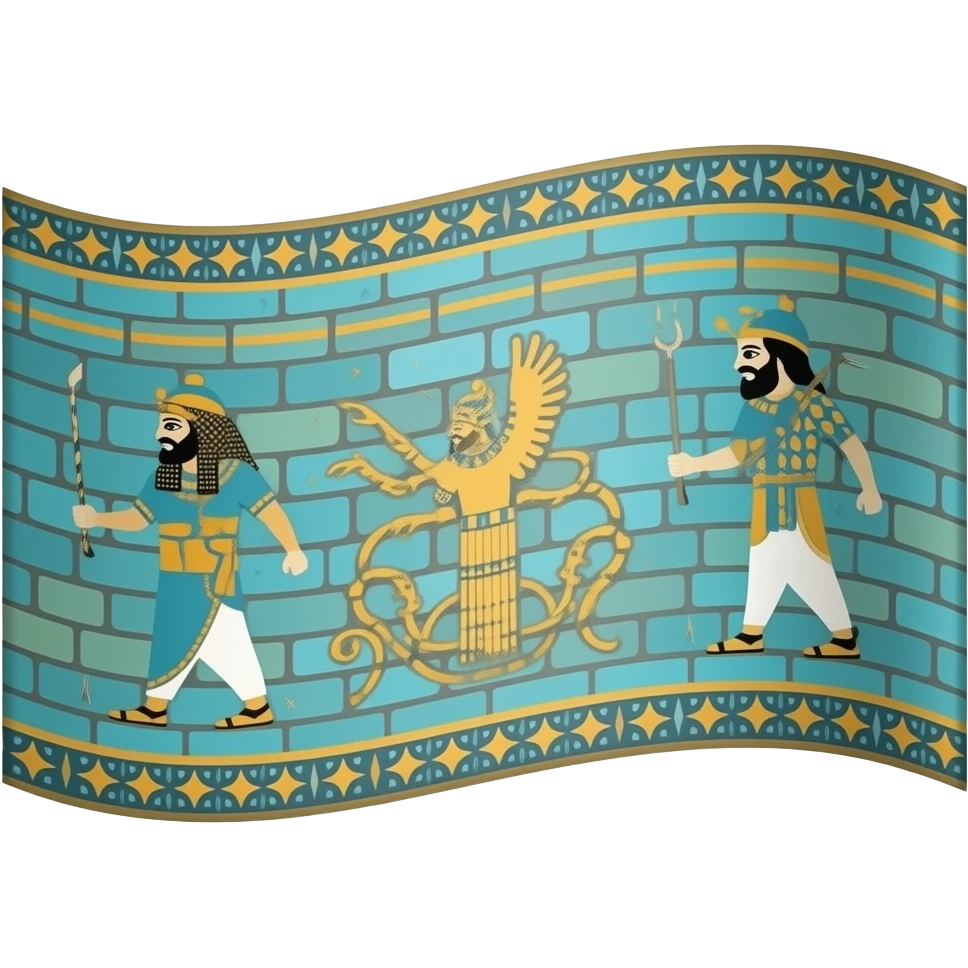 درفش کاویانی که مربوط به دوران هخامنشیان هست رو برام بساز پرچم emoji