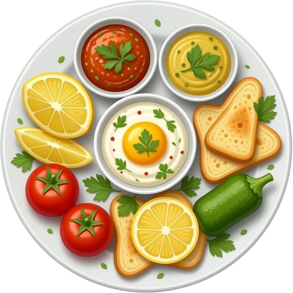 Tapas inspired dinner emoji