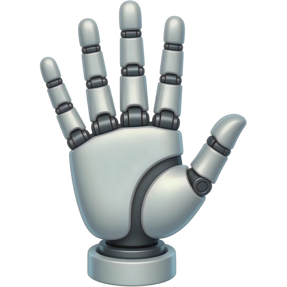 only bionic hand emoji