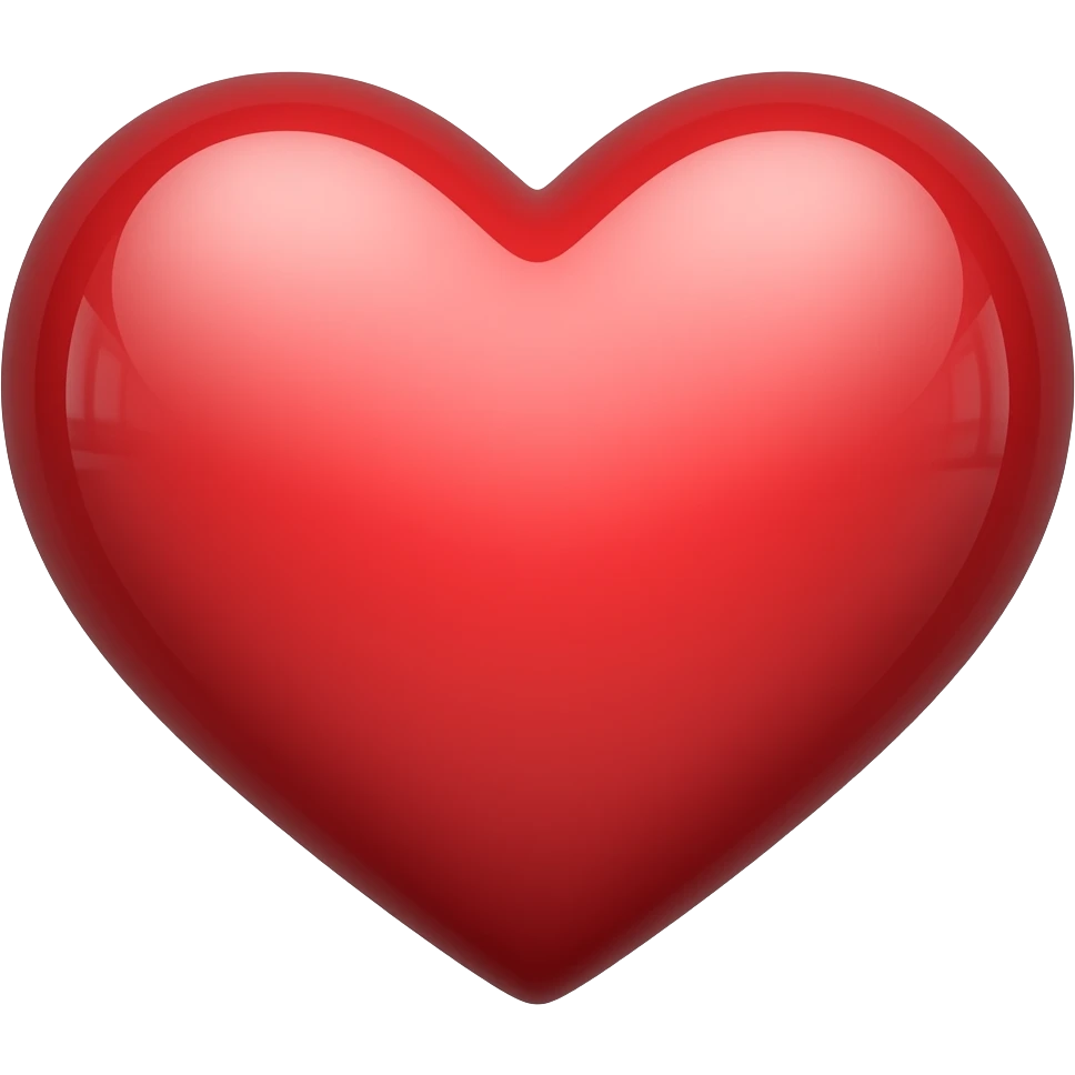 corazon rojo iphone emoji