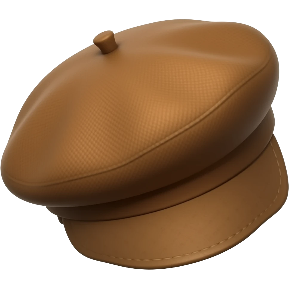 brown Beret emoji