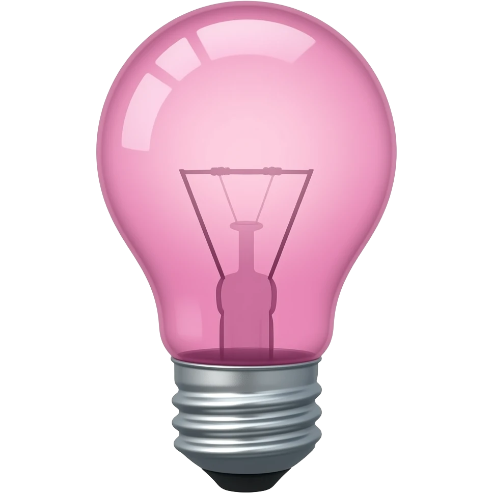 idea pink emoji