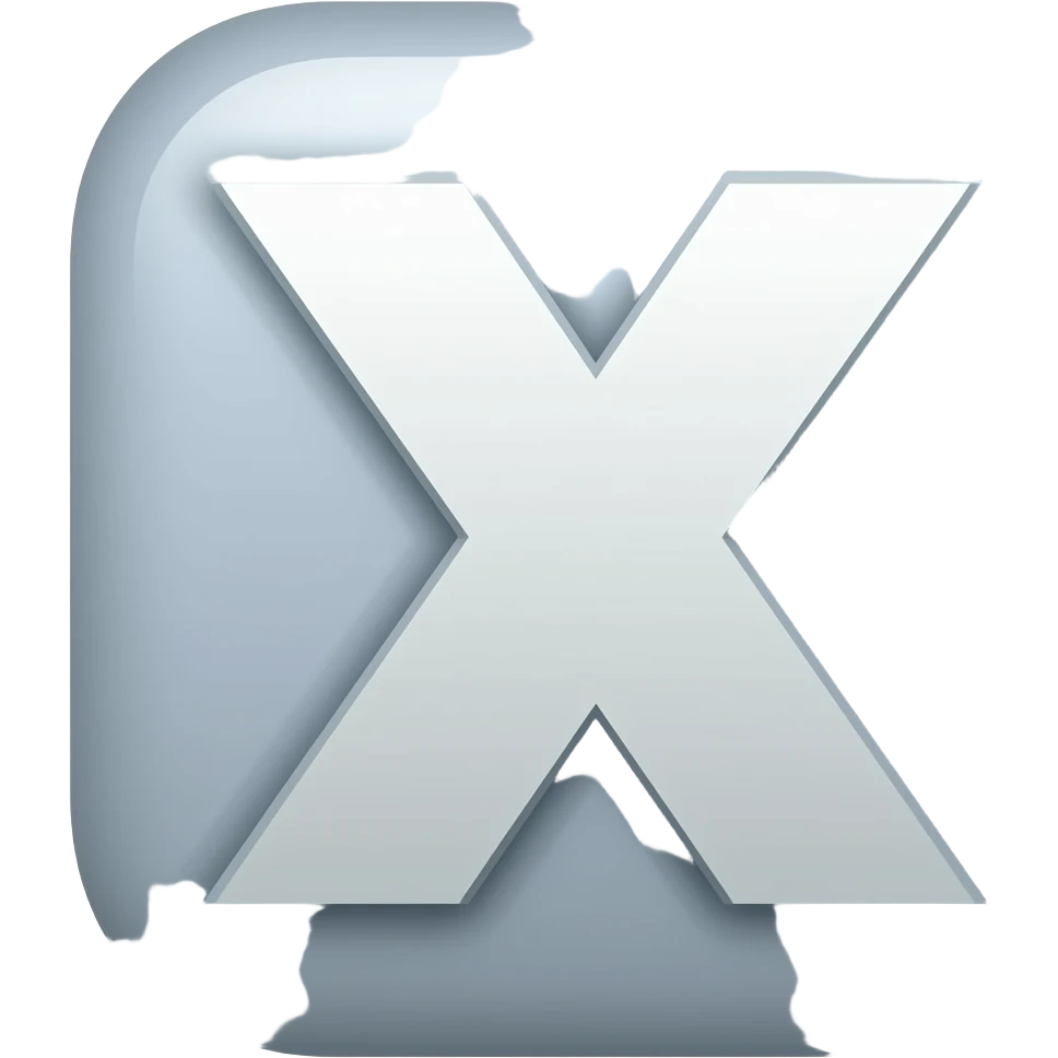 X logo emoji