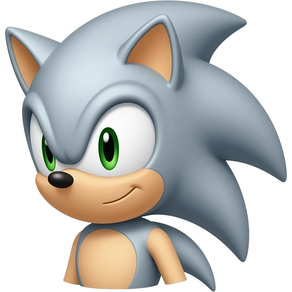 Silver sonic emoji