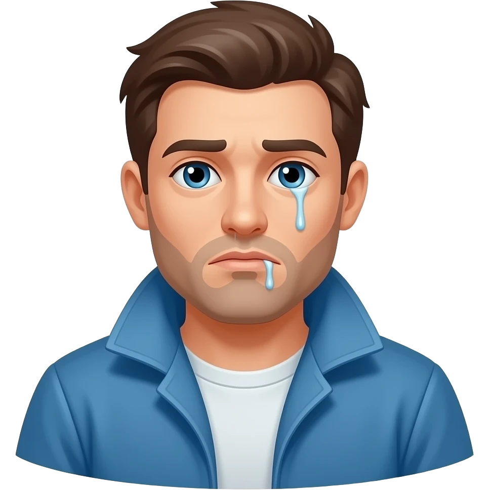 a man dying of cold emoji