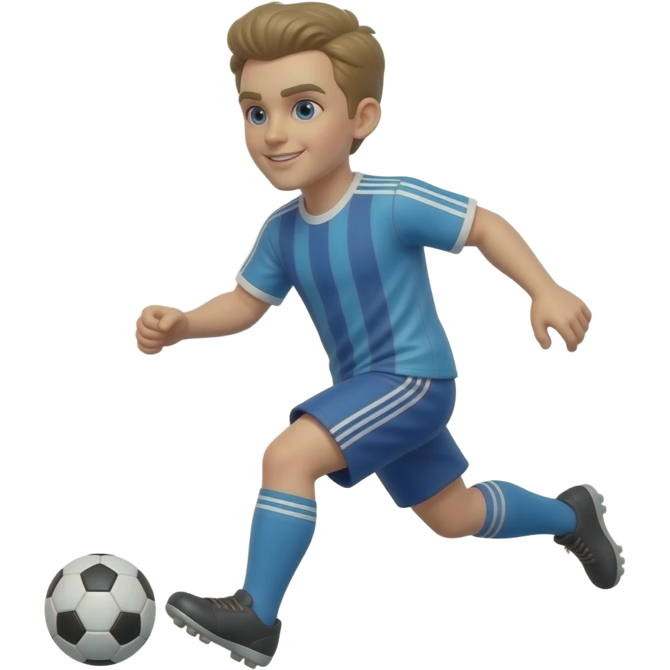emoji simple style passing a soccer ball emoji